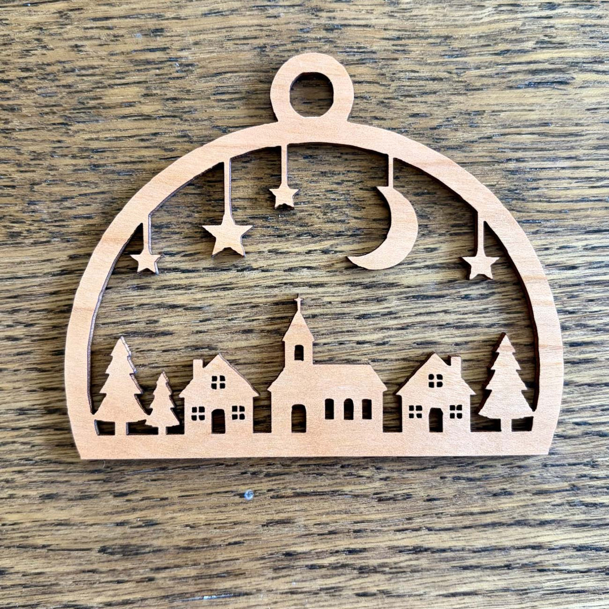 Traditional German Schwibbogen Christmas Ornament - Glowforge