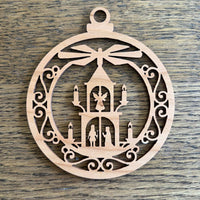 Traditional German Weihnachtspyramide Christmas Ornament - Glowforge