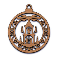 Traditional German Weihnachtspyramide Christmas Ornament - Glowforge