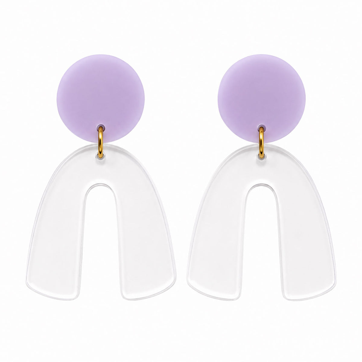 Trendy Arch Statement Earrings - Glowforge