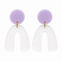 Trendy Arch Statement Earrings - Glowforge