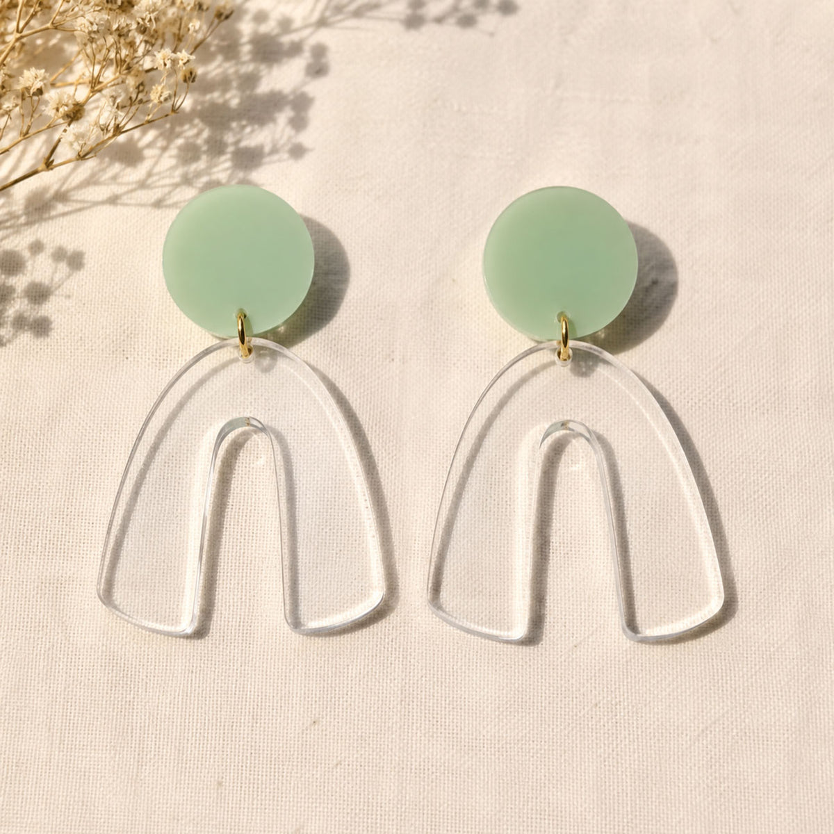 Trendy Arch Statement Earrings - Glowforge