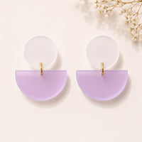 Trendy Half-Moon Earrings - Glowforge