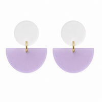 Trendy Half-Moon Earrings - Glowforge