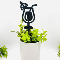 Tropical Cocktail Plant Stake - Glowforge