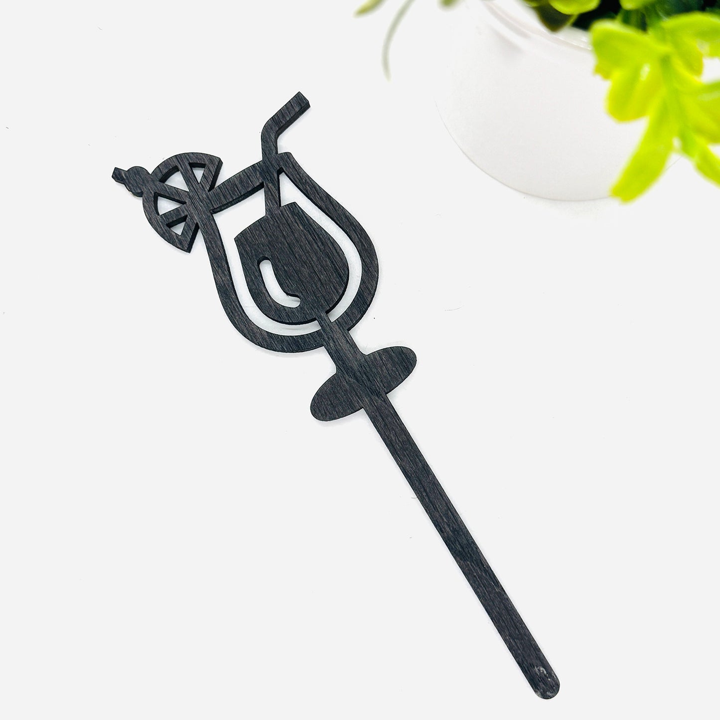 Tropical Cocktail Plant Stake - Glowforge