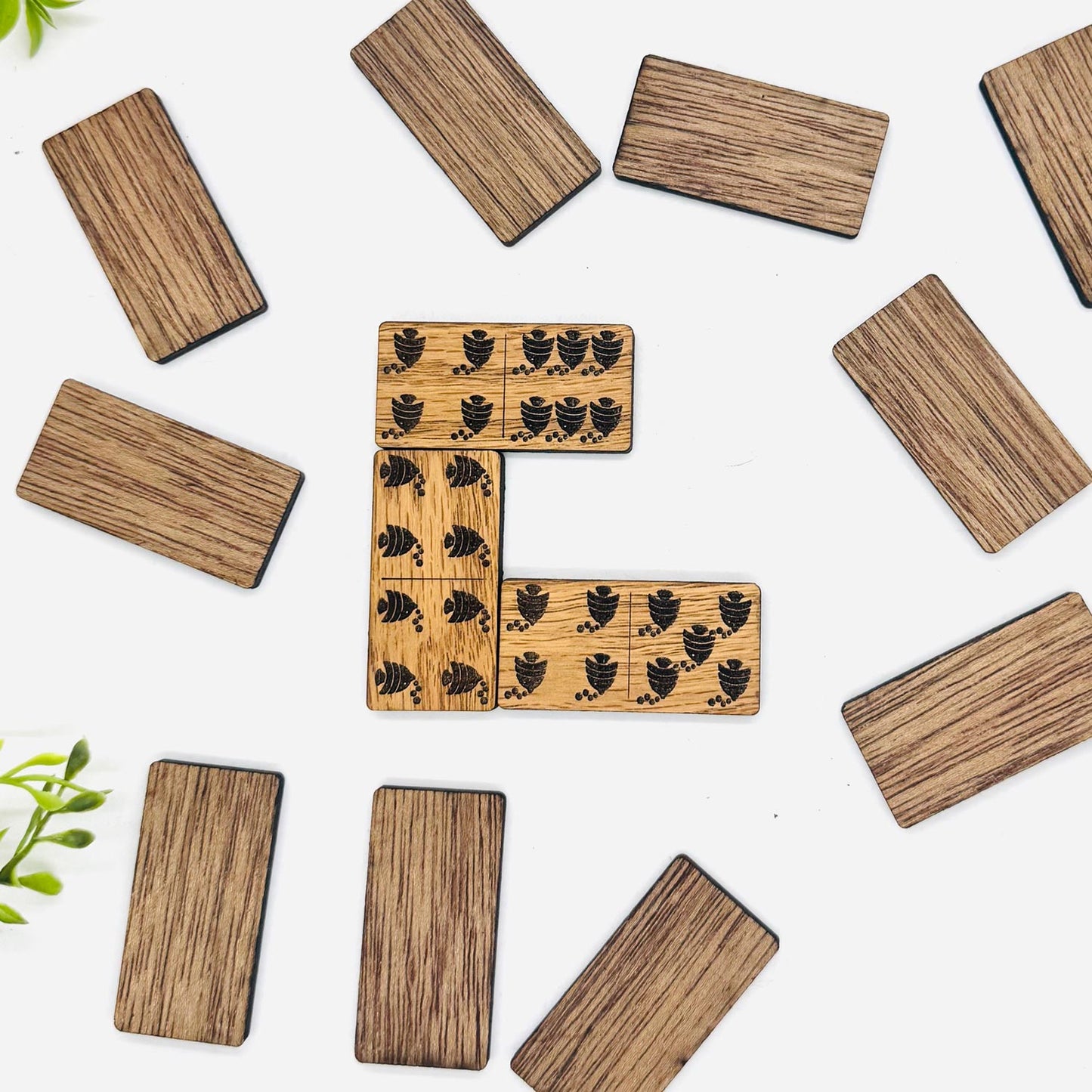 Tropical Fish Domino Game (Set of 28)