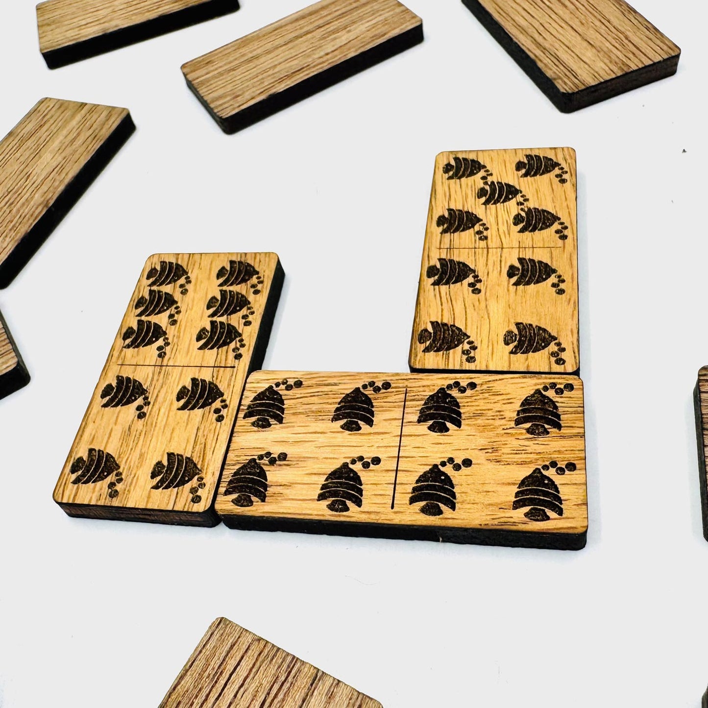 Tropical Fish Domino Game (Set of 28)