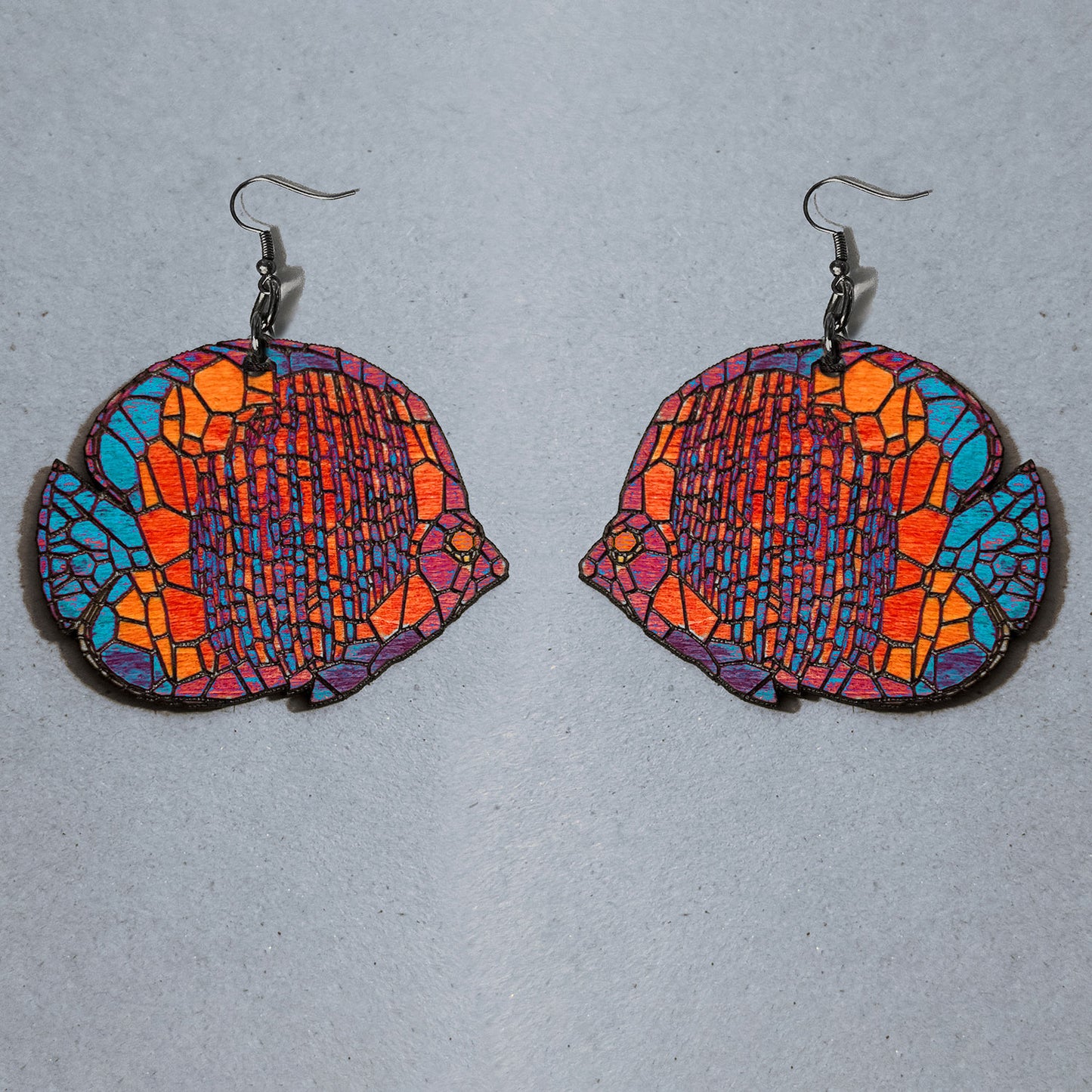 Tropical Fish Earrings - Glowforge