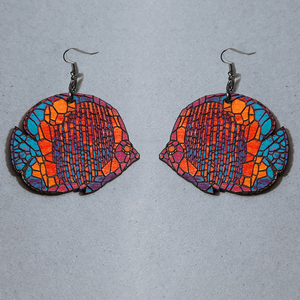 Tropical Fish Earrings - Glowforge