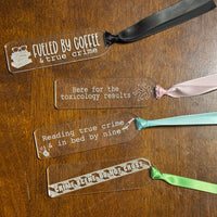 True Crime Bookmark (Set of 8) - Glowforge