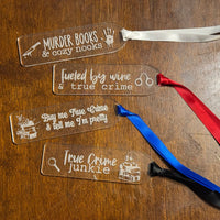 True Crime Bookmark (Set of 8) - Glowforge