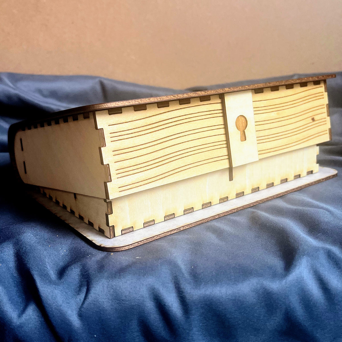 TTRPG Character Book: Book Lid - Version 2 with Lock - Glowforge
