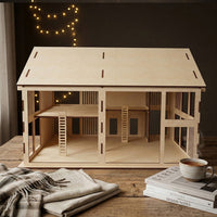 Two-Story Dollhouse - Building for Play and Display - Glowforge