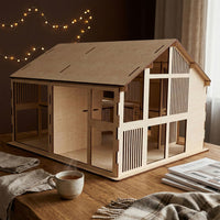 Two-Story Dollhouse - Building for Play and Display - Glowforge