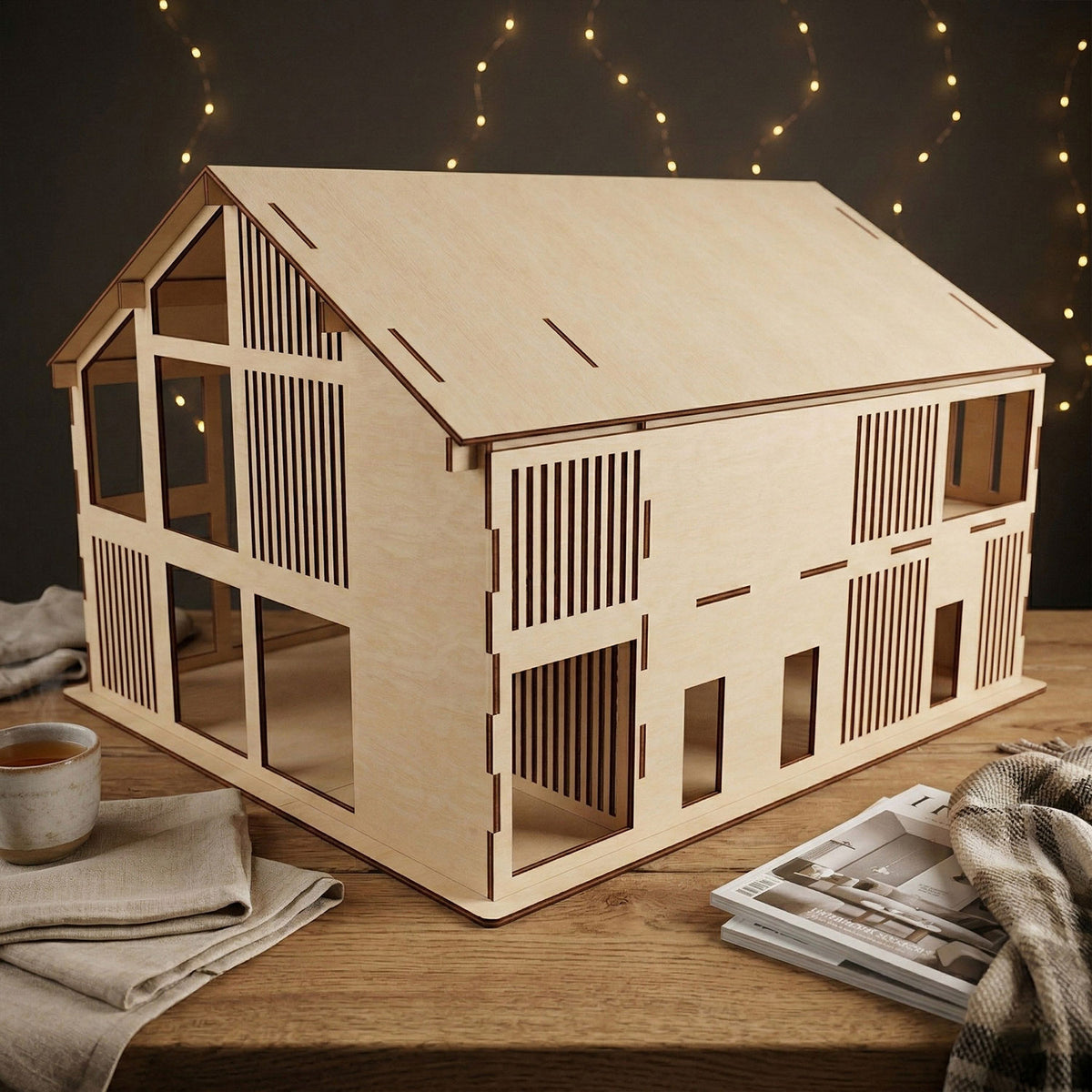 Two-Story Dollhouse - Building for Play and Display - Glowforge