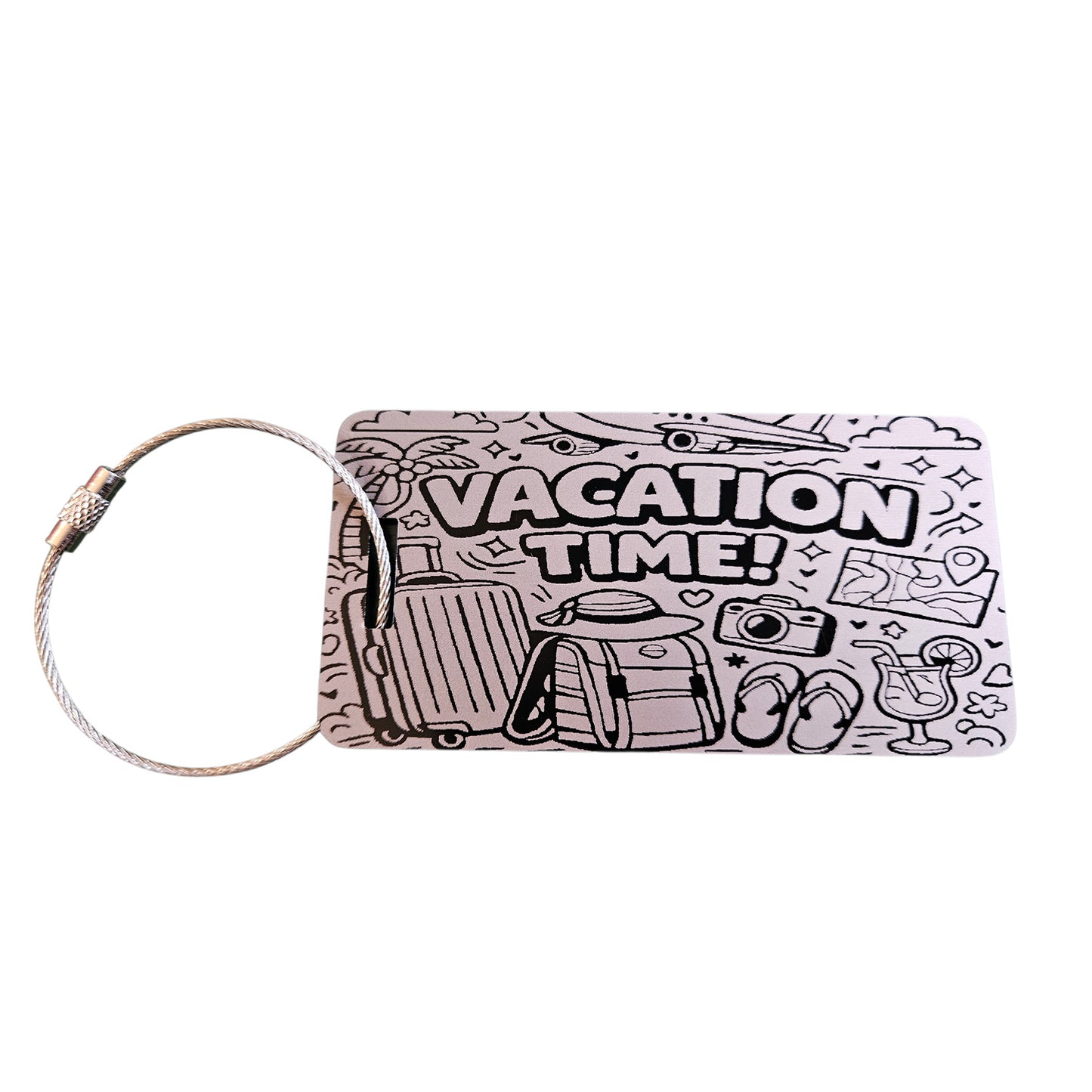Vacation Time Luggage Tag (Set of 2) - Glowforge