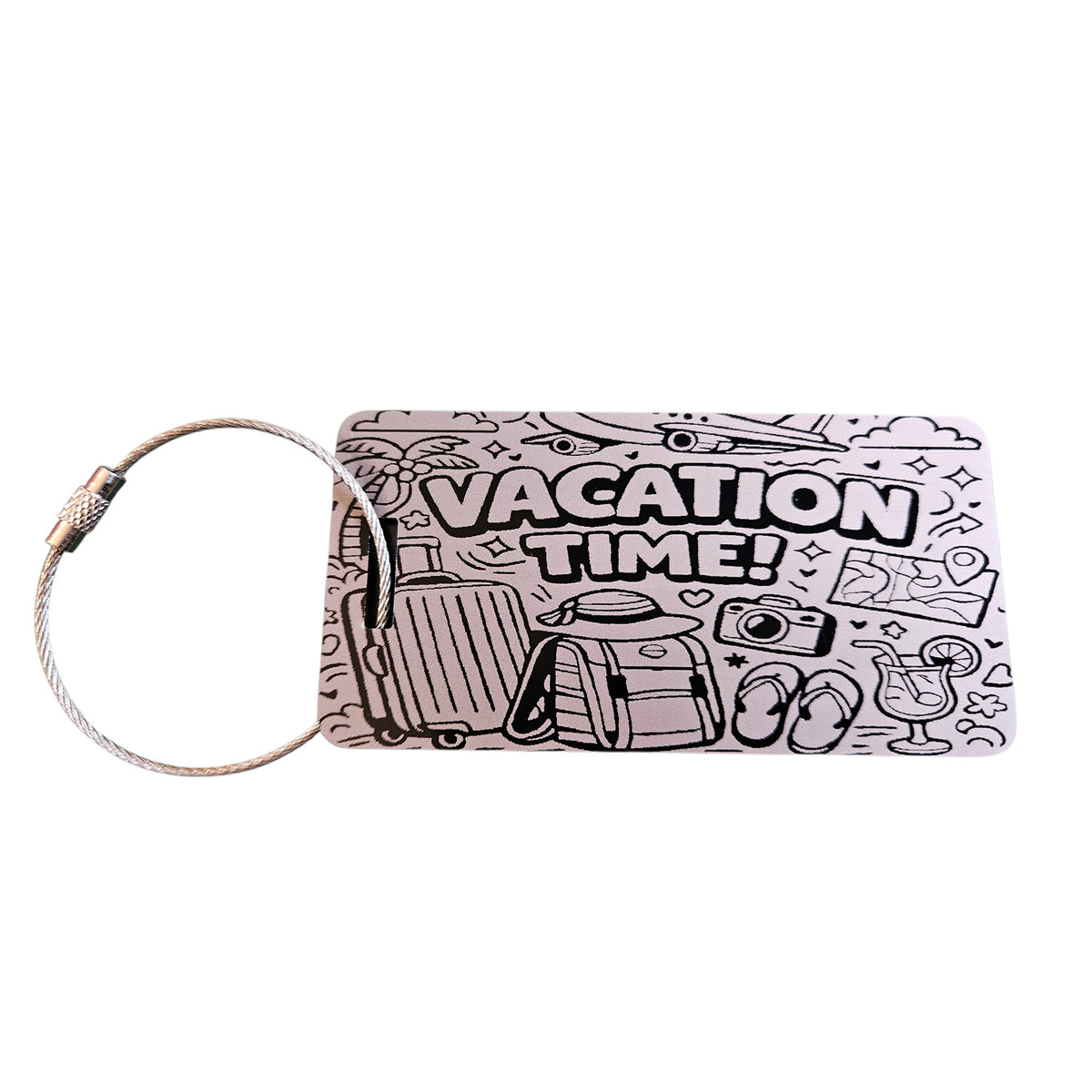 Vacation Time Luggage Tag (Set of 2) - Glowforge