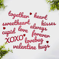 Valentine Love Words Font #2 (Set of 12) - Glowforge