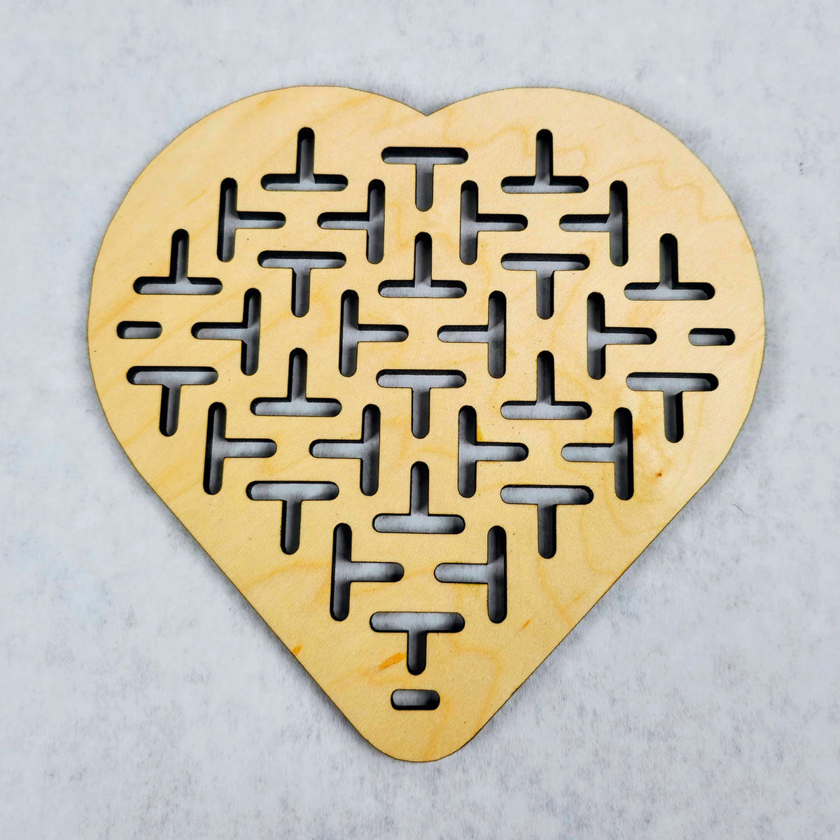 Valentine's Day Heart Trivet - Glowforge