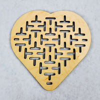 Valentine's Day Heart Trivet - Glowforge
