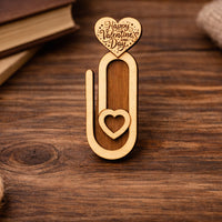 Valentine's Paperclip Bookmark - Glowforge