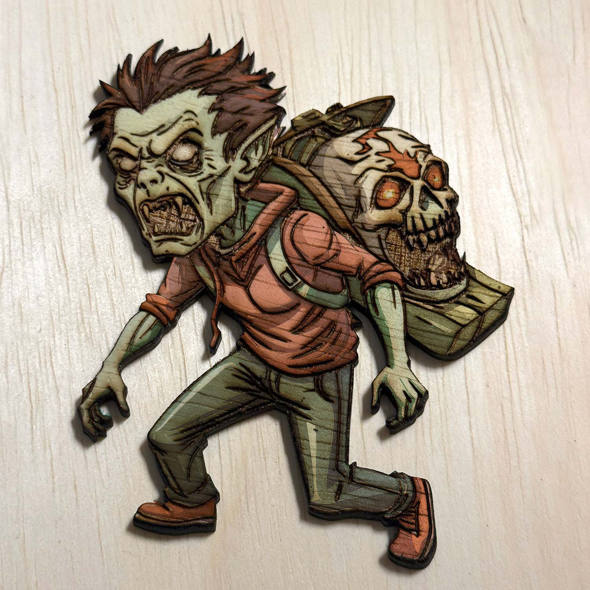 Vampire and Skull Art Halloween Decor - Glowforge