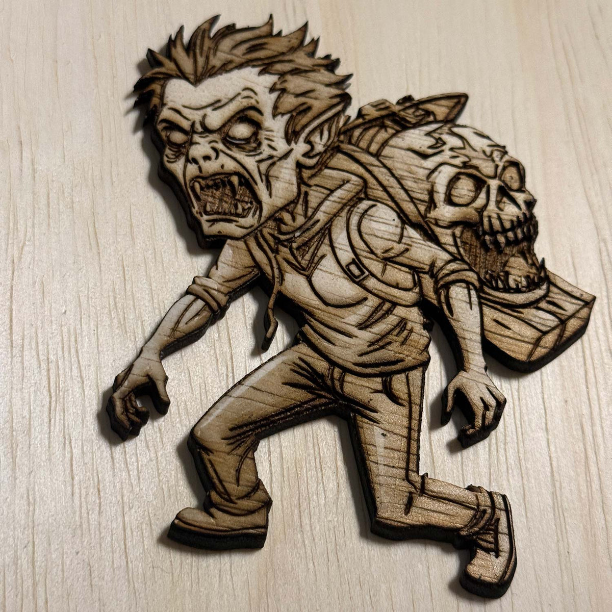 Vampire and Skull Art Halloween Decor - Glowforge