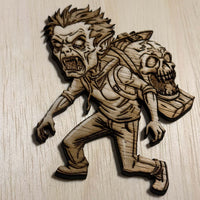 Vampire and Skull Art Halloween Decor - Glowforge