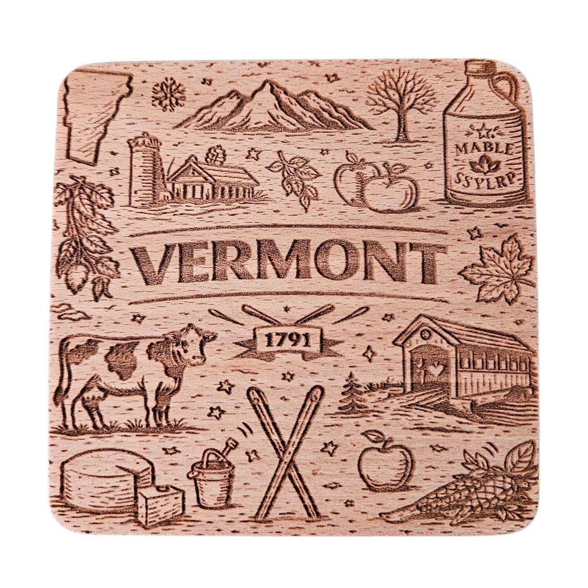 Vermont Coaster Design - Glowforge