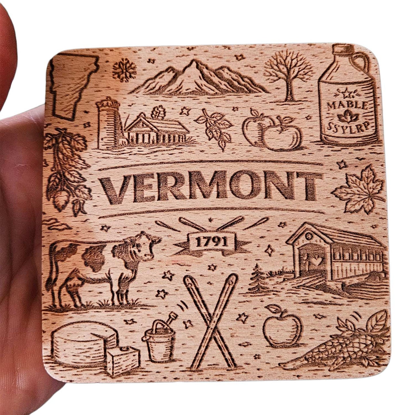 Vermont Coaster Design - Glowforge