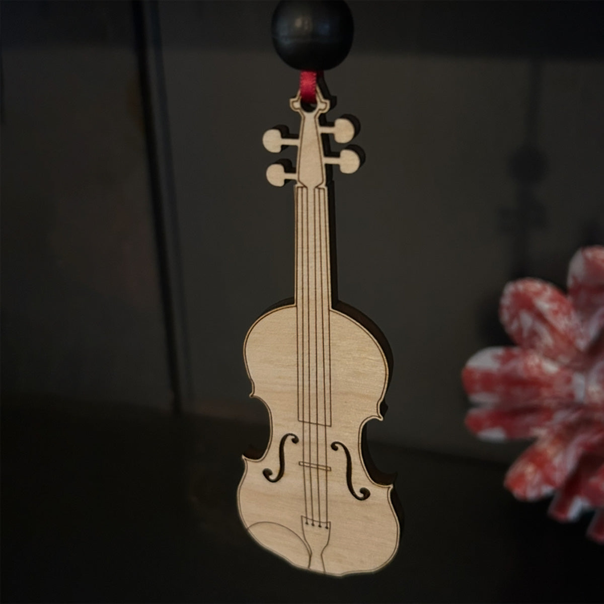 Very Realistic Violin Ornament - Glowforge