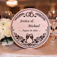 Wedding Coaster Design - Glowforge