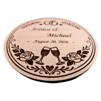 Wedding Coaster Design - Glowforge
