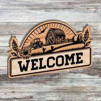 Welcome to Our Farm Sign #1 - Glowforge