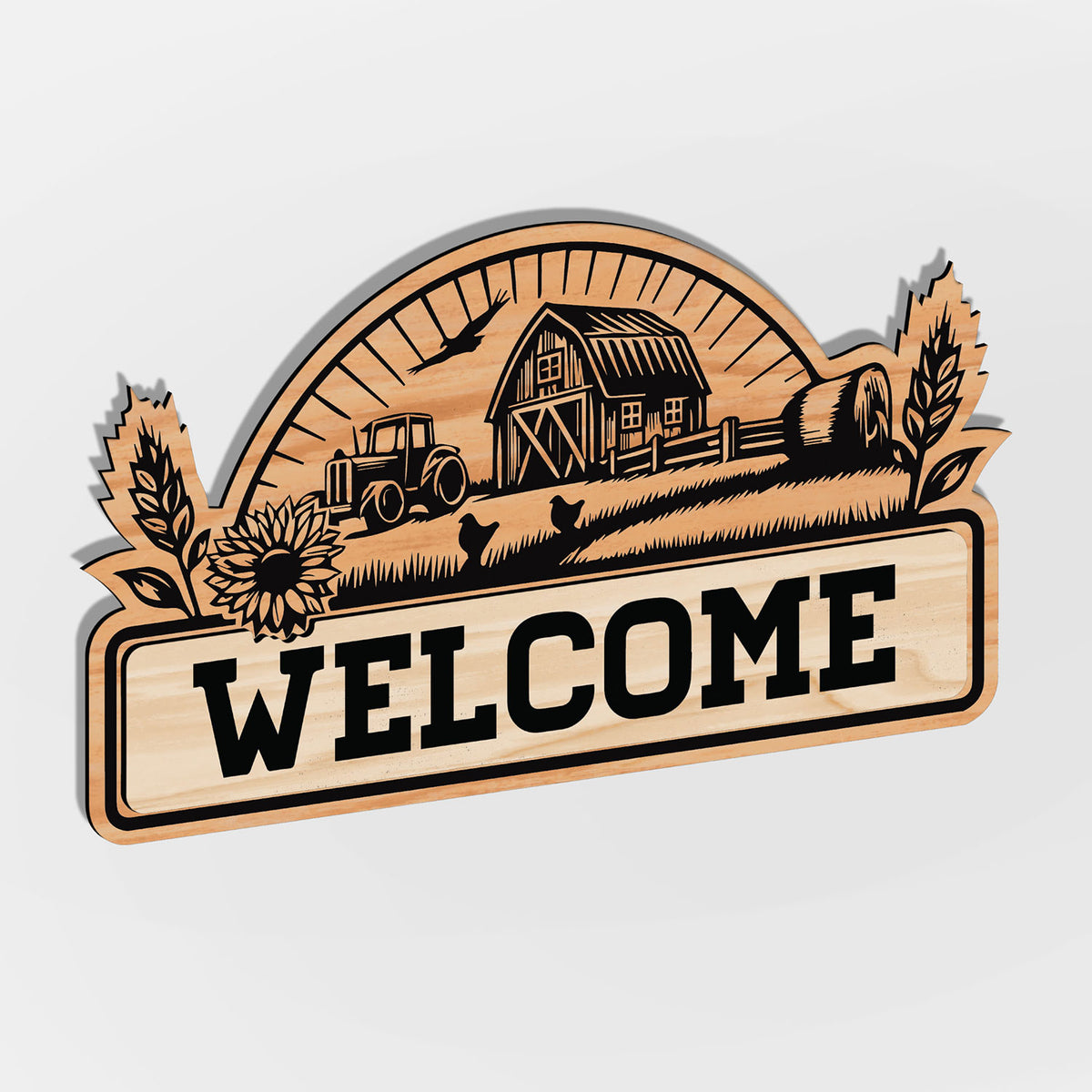 Welcome to Our Farm Sign #1 - Glowforge
