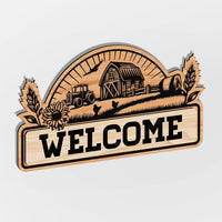 Welcome to Our Farm Sign #1 - Glowforge