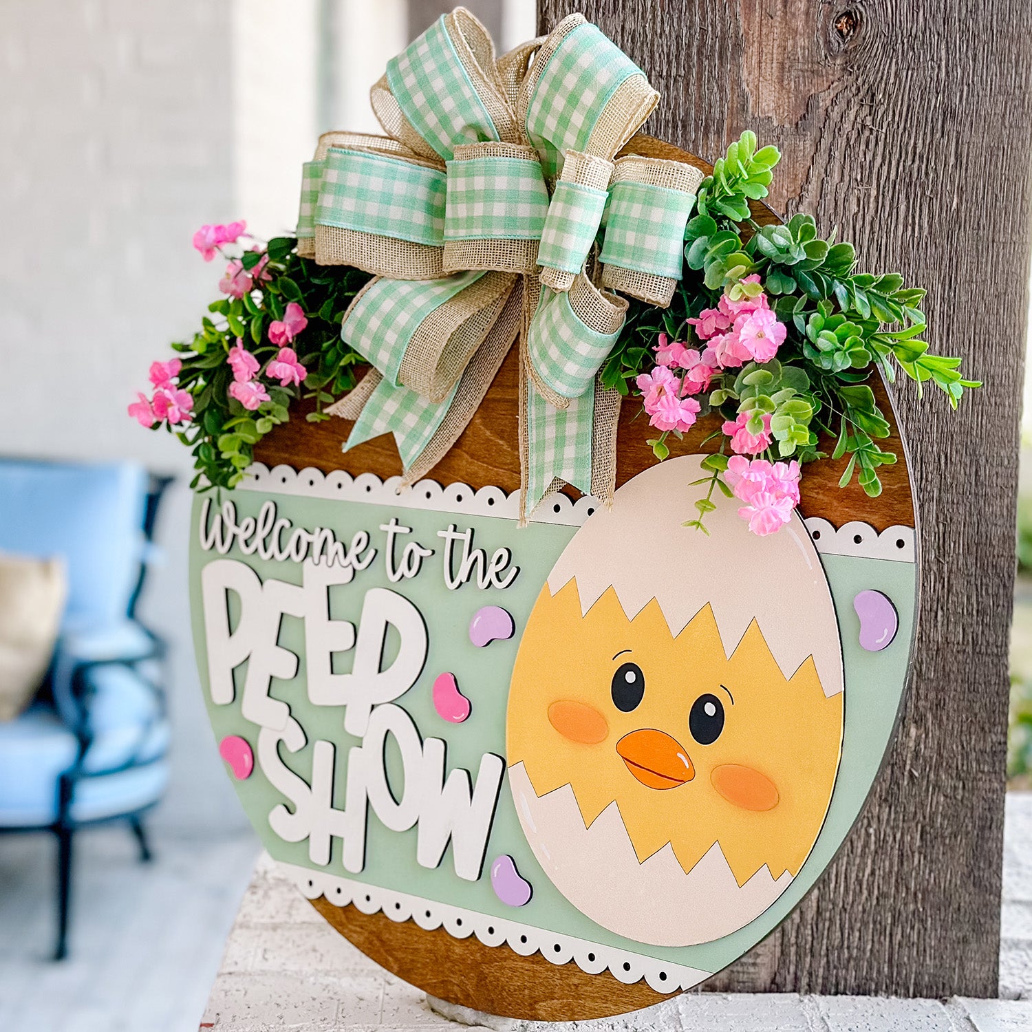 Amscan Easter Peep Chick Door Decoration