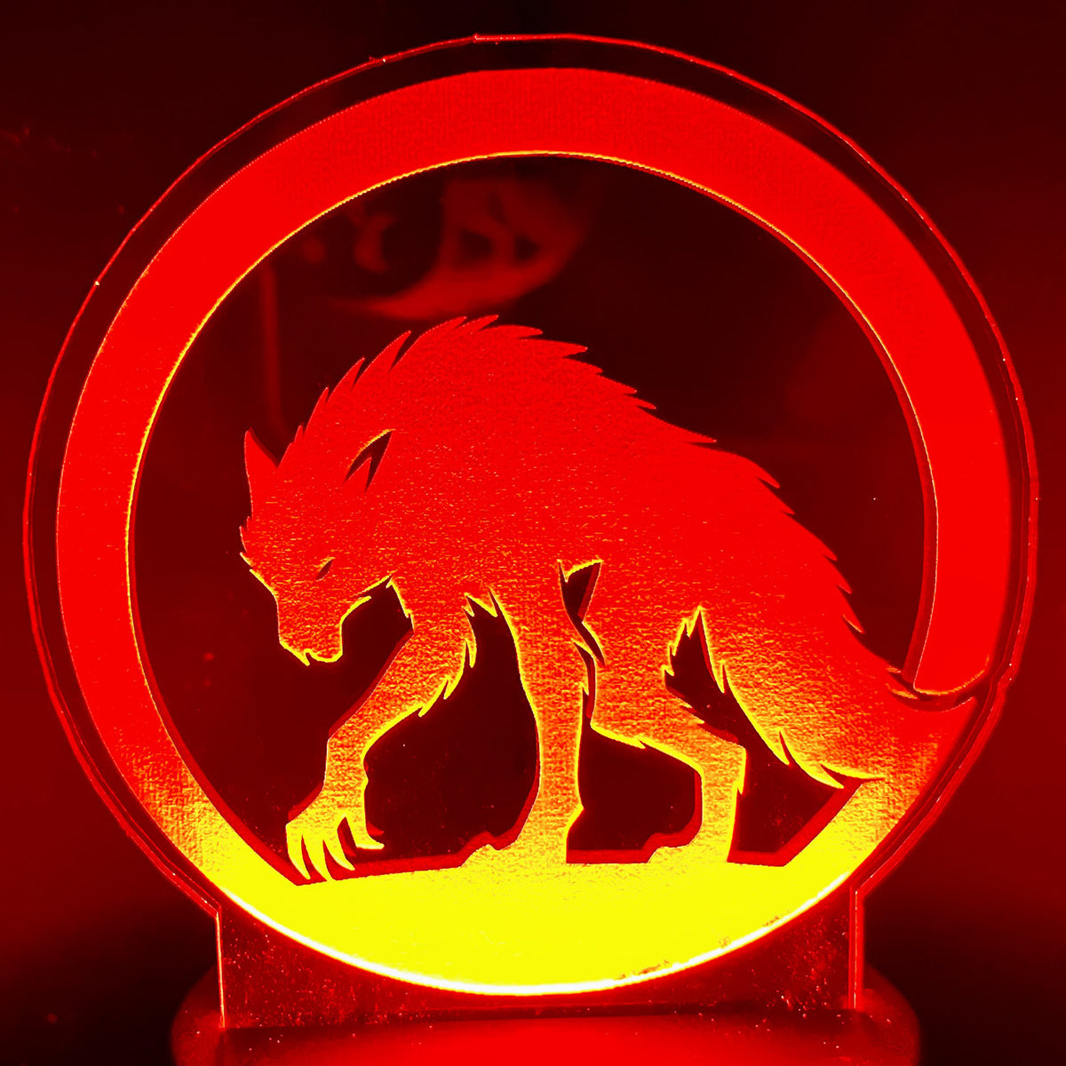 Werewolf LED Nightlight Insert -  Glowforge