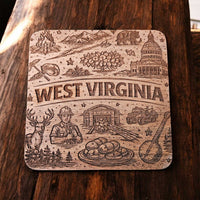 West Virginia Coaster Design - Glowforge