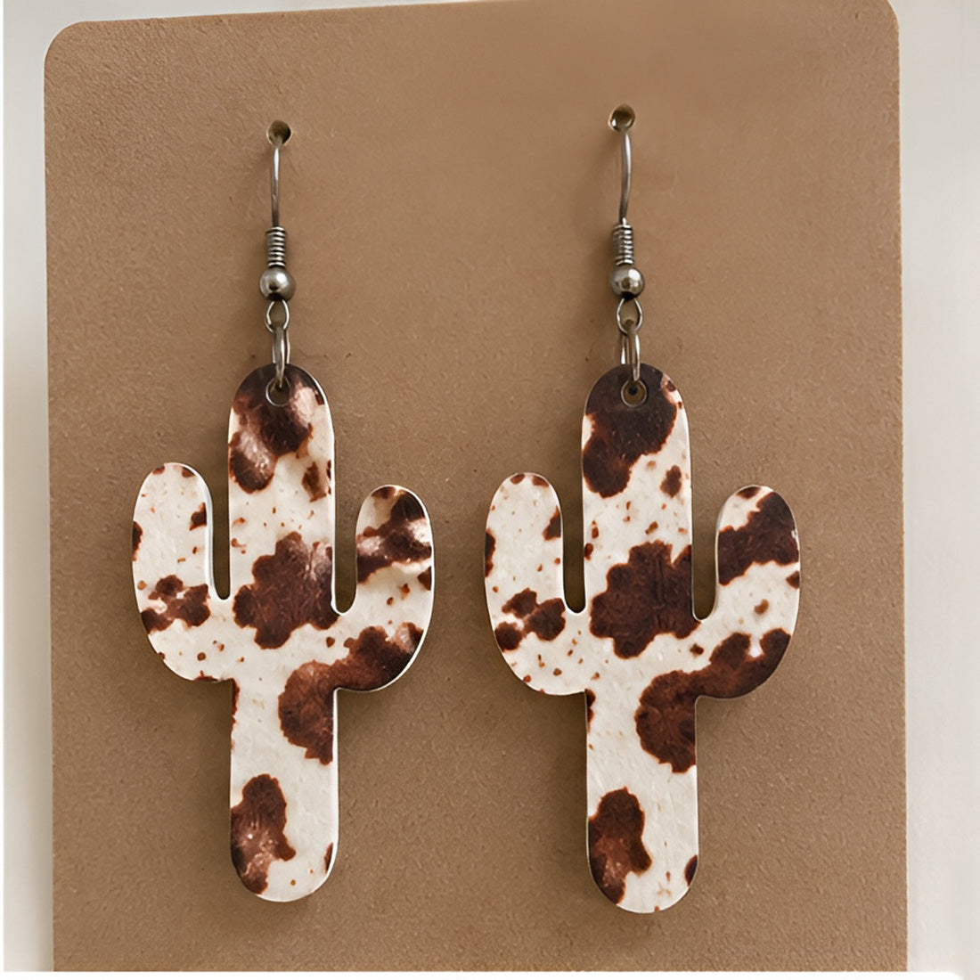 Western Cactus Dangle Earrings (Set of 3) - Glowforge