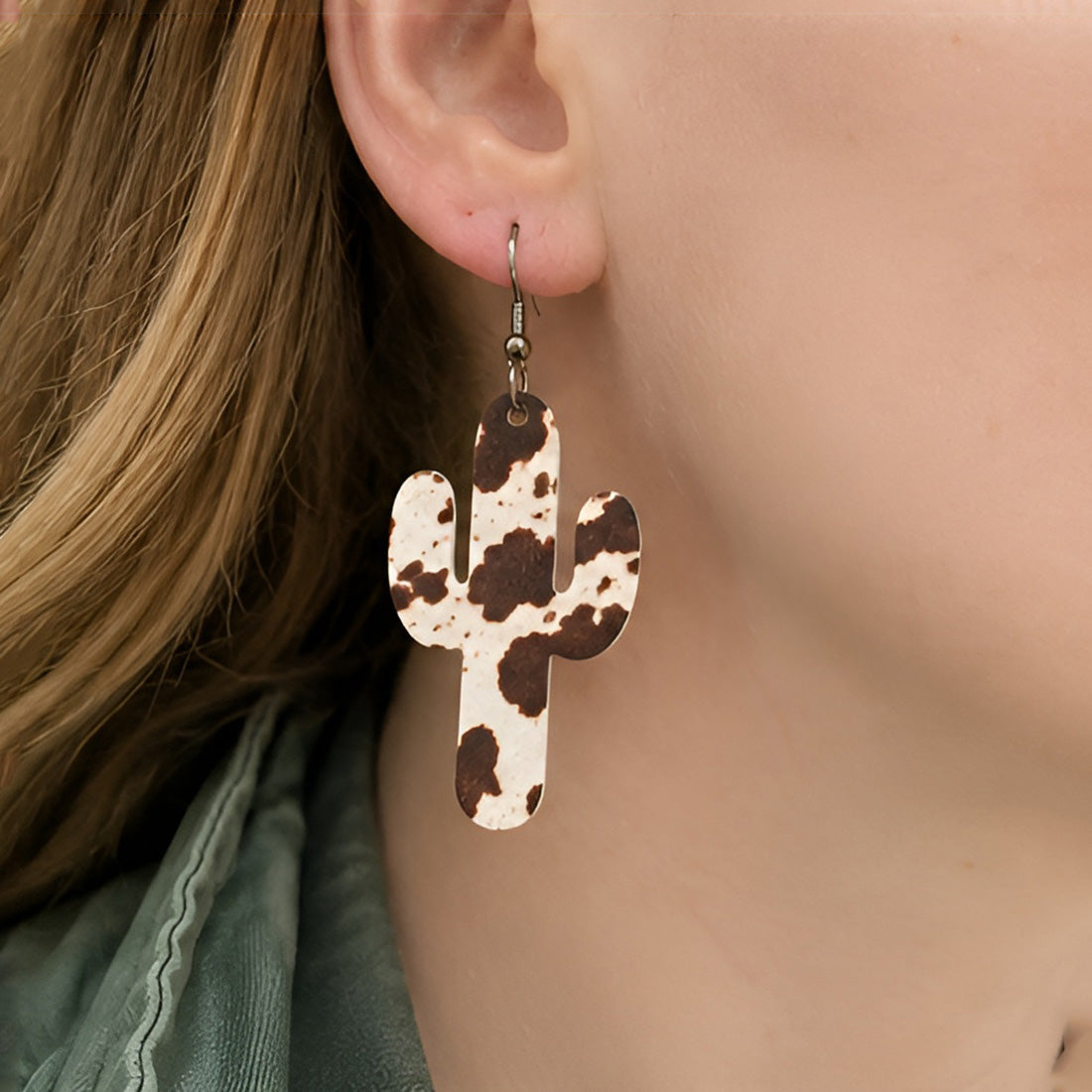 Western Cactus Dangle Earrings (Set of 3) - Glowforge