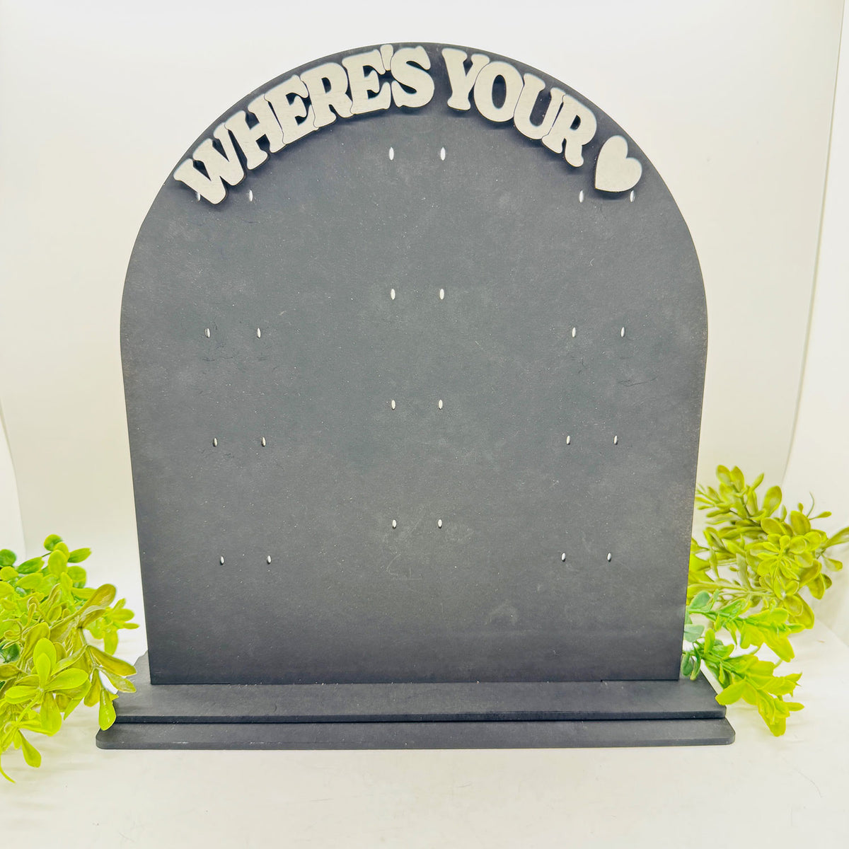 Where’s Your Heart Jewelry Display Stand - State Earring Display - Glowforge