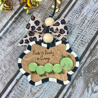 Whimsical Caterpillar Car Charm / Gift Tag