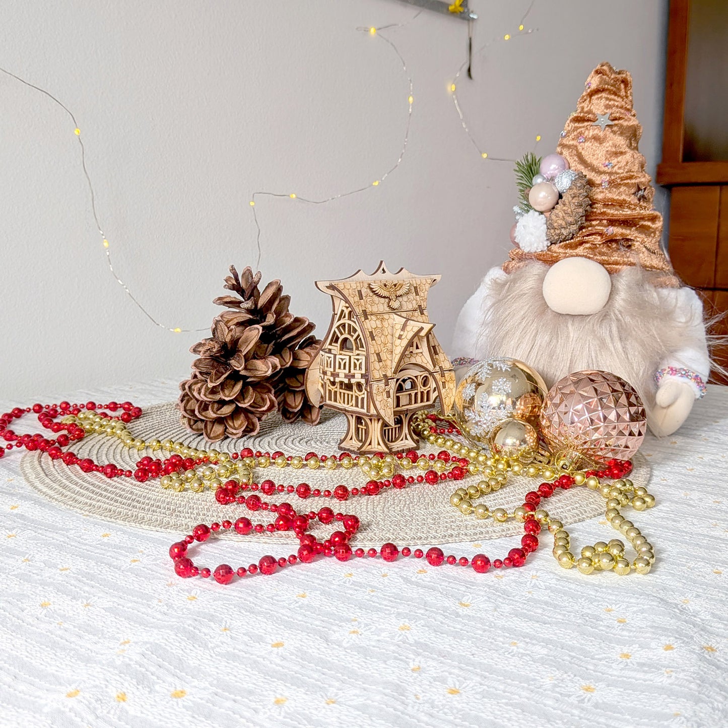 Whimsical Fairy Garden House - Cottage Miniature with Optional Plant Stake - Glowforge