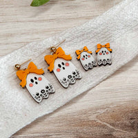 Whimsical Floral Ghost Earring (Set of 2) - Glowforge