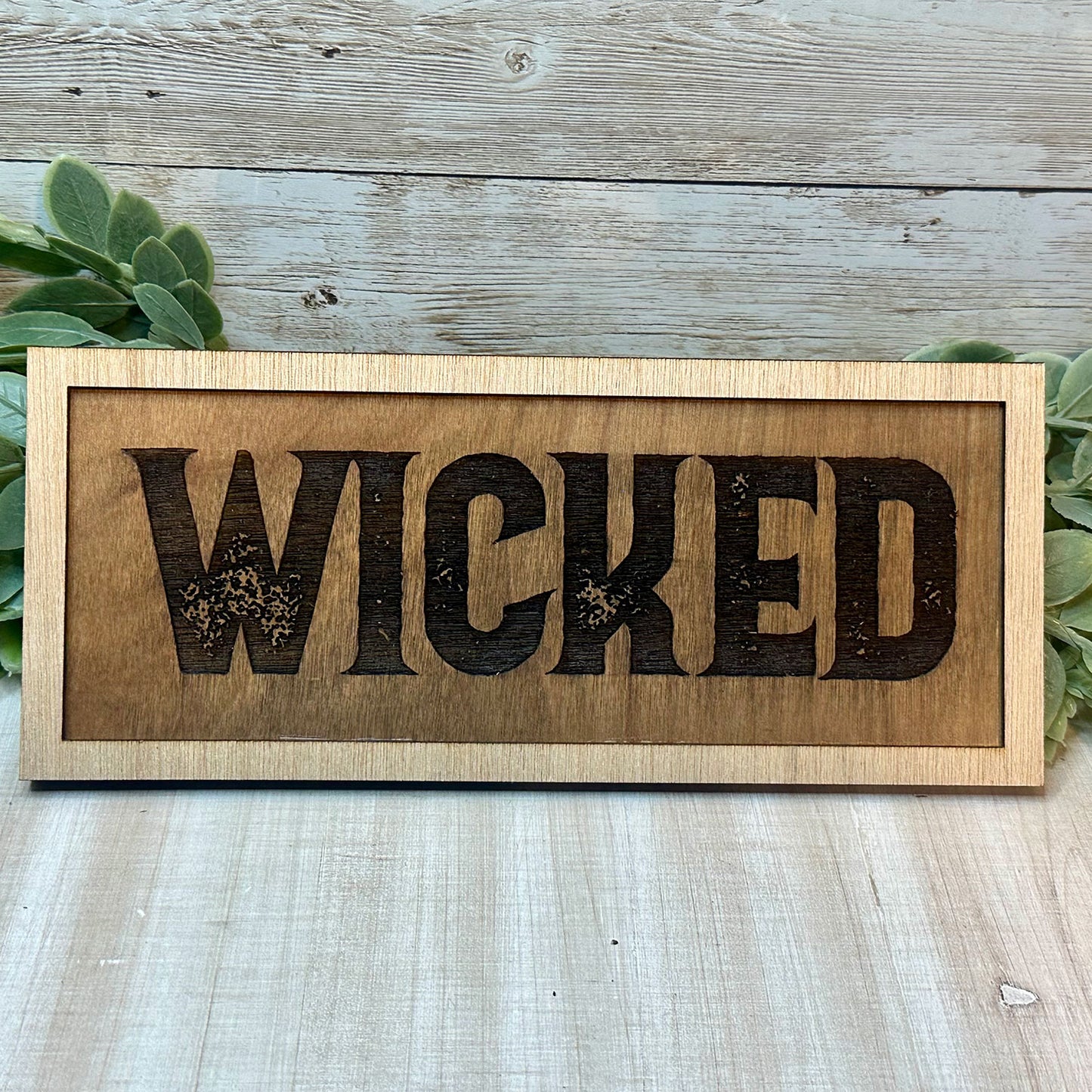 Wicked Halloween Sign - Glowforge