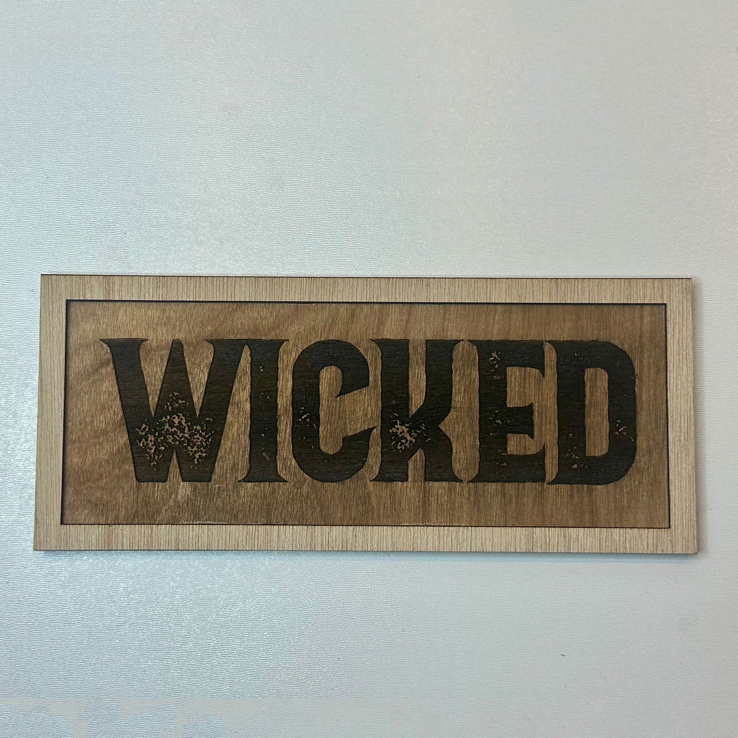 Wicked Halloween Sign - Glowforge