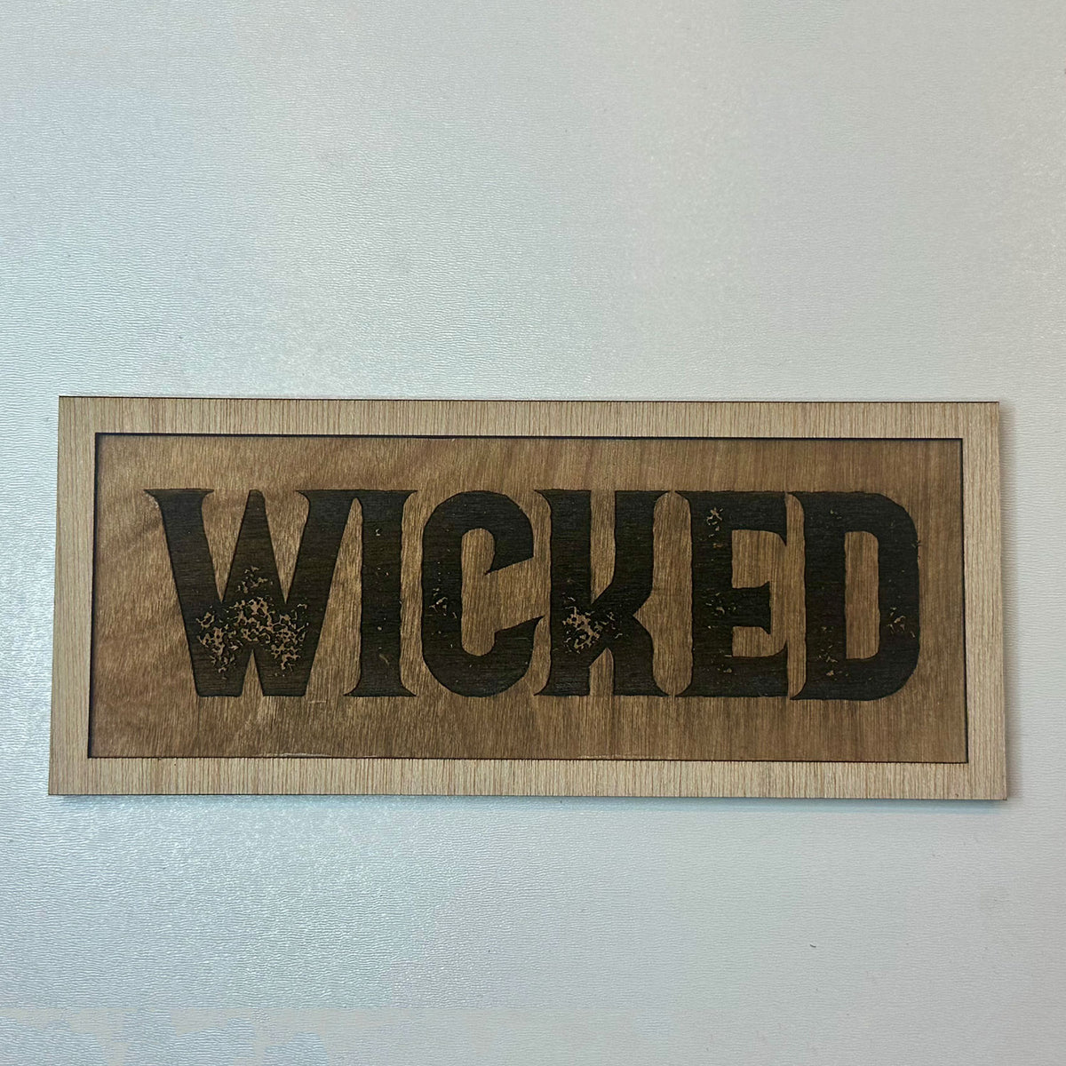 Wicked Halloween Sign - Glowforge