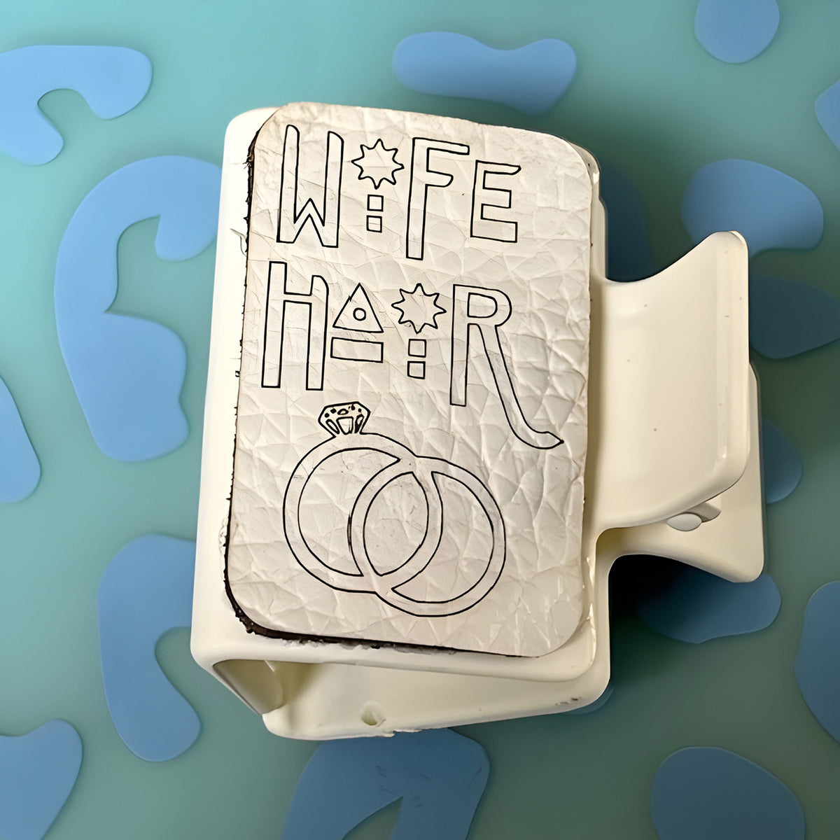 Wife Hair Small Hair Clip - Glowforge